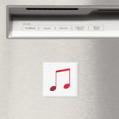 Ímã (Magnet) Dupla Colcheia Vermelha Magnet (In Situ (Geschirrspüler))