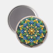 Ima Mandala Luxo - 01 Magnet (Vorderseite/Rückseite)