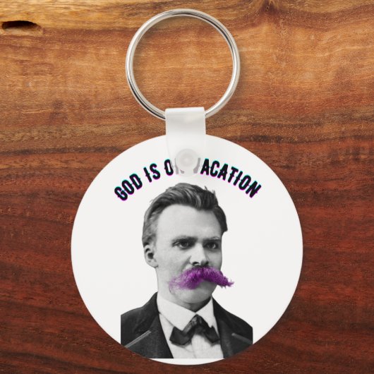 Imã Philosophy - Friedrich Nietzsche Schlüsselanhänger (Vorderseite)