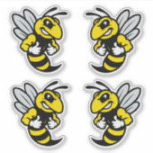 Imabee Reversed Bundle Funny Bee Aufkleber (Vorderseite)
