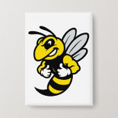 Imabee Reversed Funny Bee Button (Vorderseite)