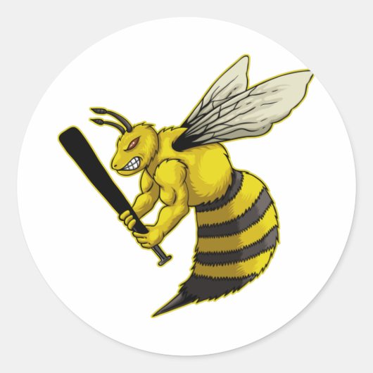 Imabee Reversed Runder Aufkleber (Vorderseite)