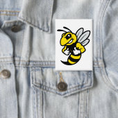 Imabee Umgekehrte Lustige Biene Button (Insitu)
