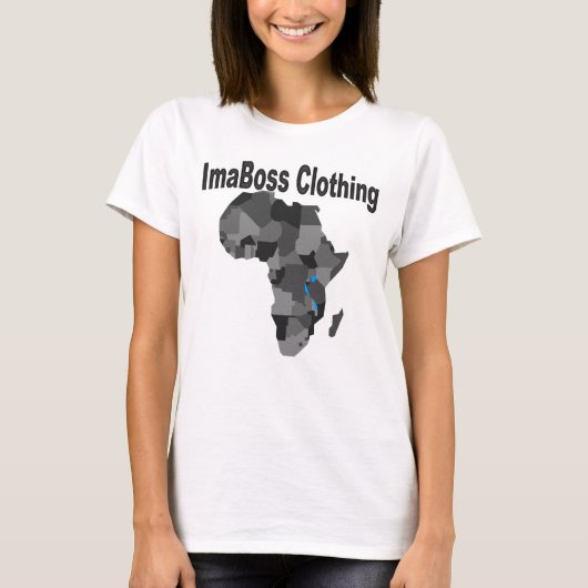 ImaBoss Afrozentrisches Frauen-T-Shirt T-Shirt (Vorderseite)