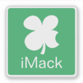 iMack lustig Glück Klee Laptop Aufkleber (Vorderseite)