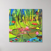 Image : A beautiful lagoon. Leinwanddruck (Vorderseite)