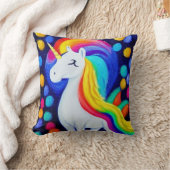  Image: colorful unicorn Kissen (Decke)