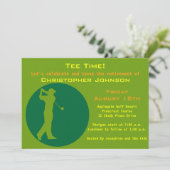 Image der Party Einladung für Golferruhestand (Stehend Vorderseite)