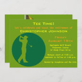 Image der Party Einladung für Golferruhestand (Vorne/Hinten)