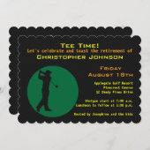 Image der Party Einladung für Golferruhestand (Vorne/Hinten)