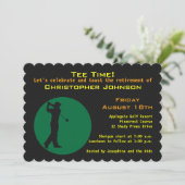 Image der Party Einladung für Golferruhestand (Stehend Vorderseite)