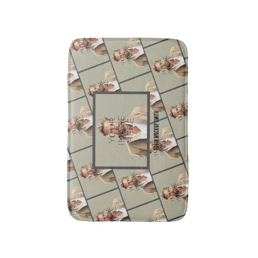 Image Foto Personalisierte Bath Mat Badematte (Vorderseite Vertikal)