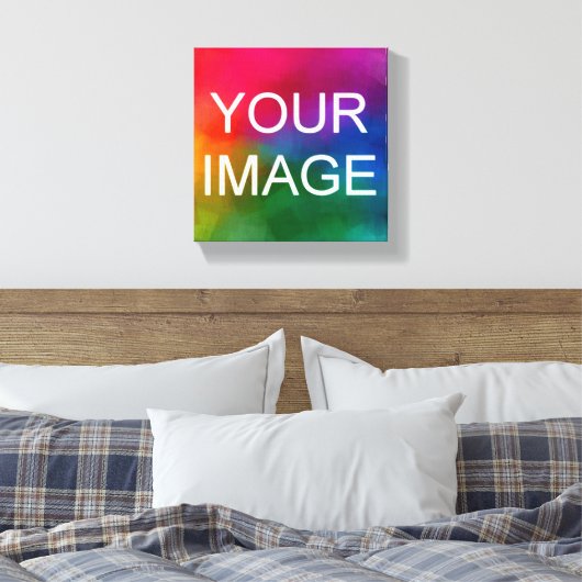 Image Foto Picture Logo-Logo-Quadrat Kleines Bild Leinwanddruck (Insitu (Schlafzimmer))