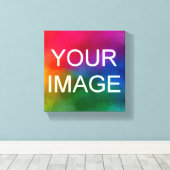 Image Foto Picture Logo-Logo-Quadrat Kleines Bild Leinwanddruck (Insitu (Holzboden))