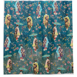 Image Geishas Duschvorhang