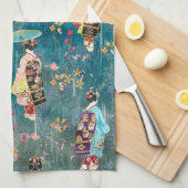 Image Geishas Geschirrtuch (Viertel Falte)