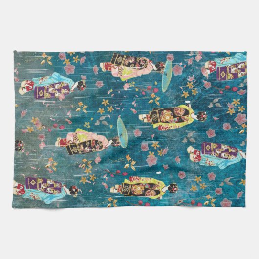 Image Geishas Geschirrtuch (Horizontal)