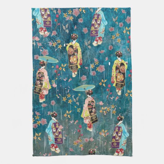 Image Geishas Geschirrtuch (Vertikal)