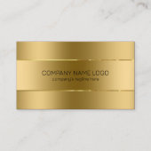 Image Metallic Gold Background Visitenkarte (Vorderseite)