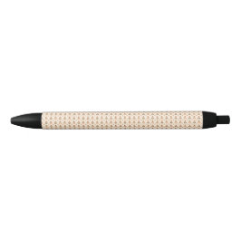 Image of a ballpoint pen with a woven beige textur kugelschreiber