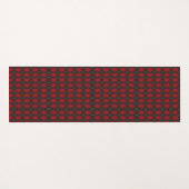 Image of a tie featuring a red and black checkered yogamatte (Rückseite (Horizontal))