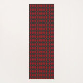 Image of a tie featuring a red and black checkered yogamatte (Rückseite)