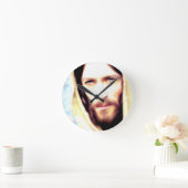 Image Of Jesus Runde Wanduhr (Zuhause)