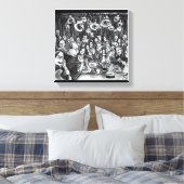 Image: People and Doodles. Leinwanddruck (Insitu (Schlafzimmer))