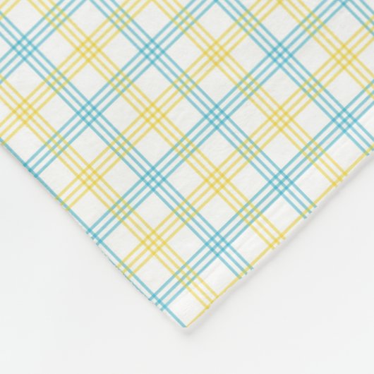 Image showing the front and back of a fabric  fleecedecke (Ecke)