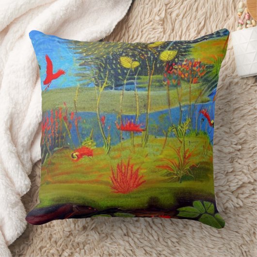 Image: Somewhere a lake. Kissen (Decke)