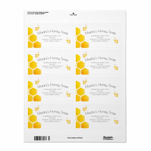 ImageBusiness-Label für Seife (Vorne)