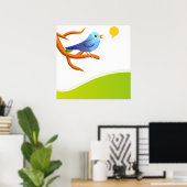 imagem de passarinho poster (Heimbüro)