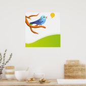 imagem de passarinho poster (Küche)