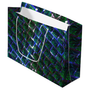 Imagem verde sob grade metálica flutuando? große geschenktüte