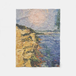 Imagen de mi obra arte Amanecer Fleecedecke