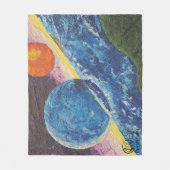 Imagen de mi obra arte Horizonte Fleecedecke (Vorderseite)