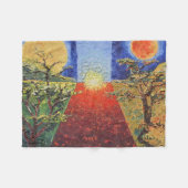 Imagen de mi obra arte La puesta del sol Fleecedecke (Vorderseite (Horizontal))