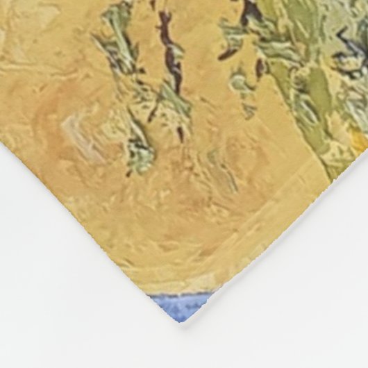 Imagen de mi obra arte La puesta del sol Fleecedecke (Ecke)