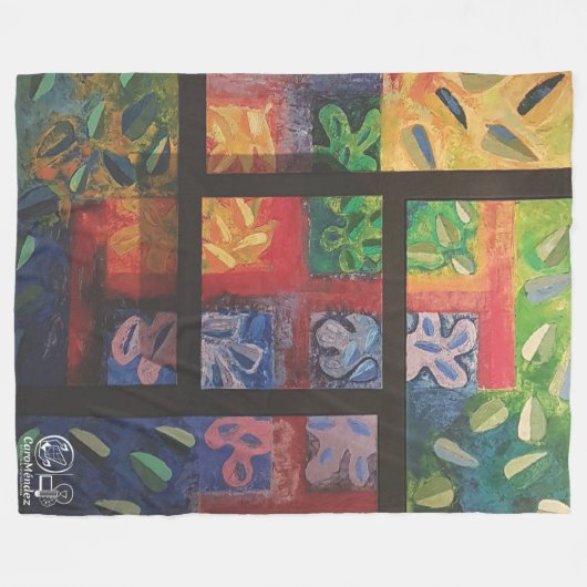 Imagen de mi obra arte Las 4 estaciones Fleecedecke (Vorderseite (Horizontal))