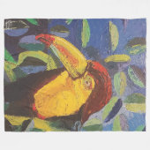 Imagen de mi obra arte Tucán Fleecedecke (Vorderseite (Horizontal))