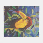 Imagen de mi obra arte Tucán Fleecedecke (Vorderseite (Horizontal))