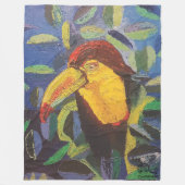 Imagen de mi obra arte Tucán Fleecedecke (Vorderseite)