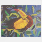 Imagen de mi obra arte Tucán Fleecedecke (Vorderseite (Horizontal))