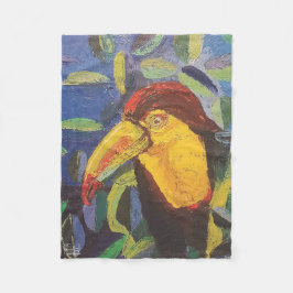 Imagen de mi obra arte Tucán Fleecedecke