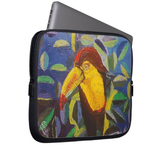 Imagen de mi obra arte Tucán Laptopschutzhülle (Vorne Rechts)