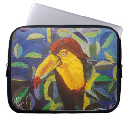 Imagen de mi obra arte Tucán Laptopschutzhülle