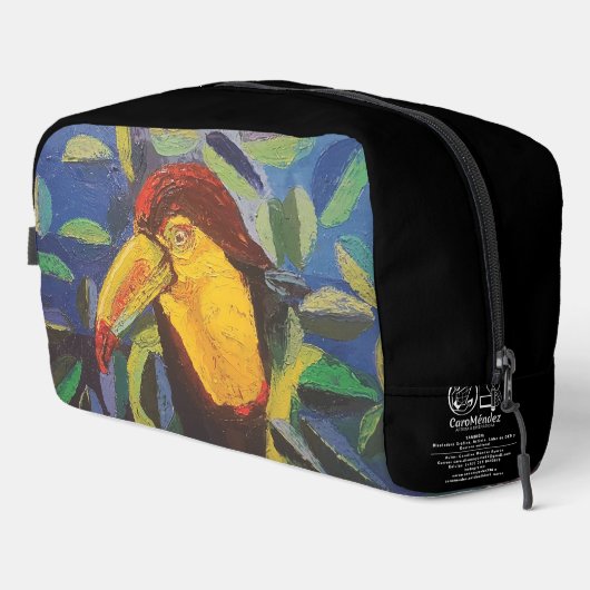 Imagen de mi obra arte Tucán Waschbeutel (Rechte Ecke)