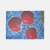Imagen de mi obra Cerezas Fleecedecke (Vorderseite (Horizontal))