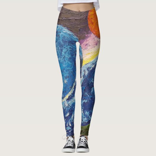 Imagen de mi obra Horizonte Leggings (Vorderseite)