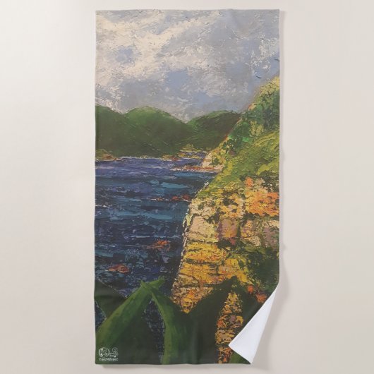 Imagen de mi obra La roca Strandtuch (Vorderseite)